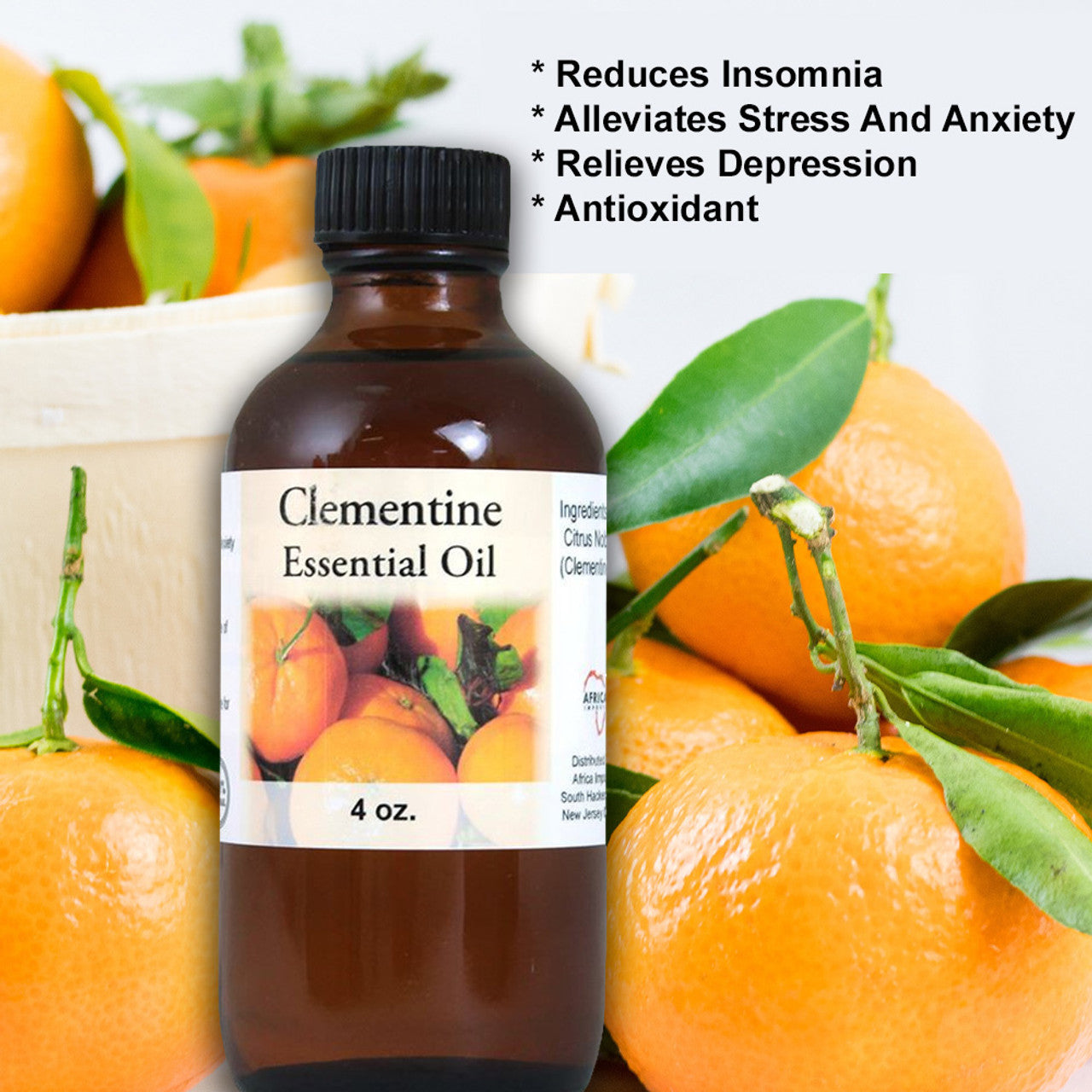 Clementine Essential Oil - 4 oz.