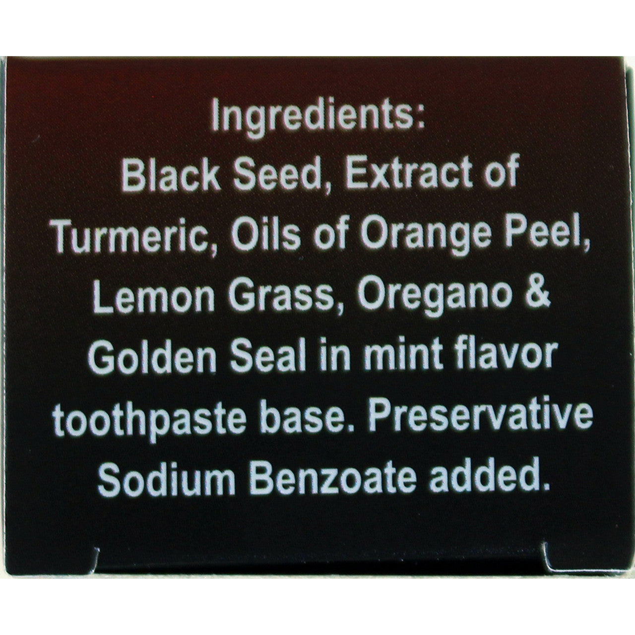 Essential Palace: Black Seed Toothpaste