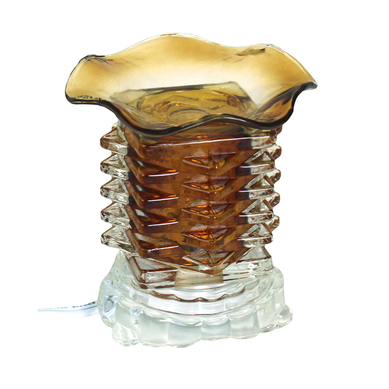 Brown Crystal Tower Oil Burner