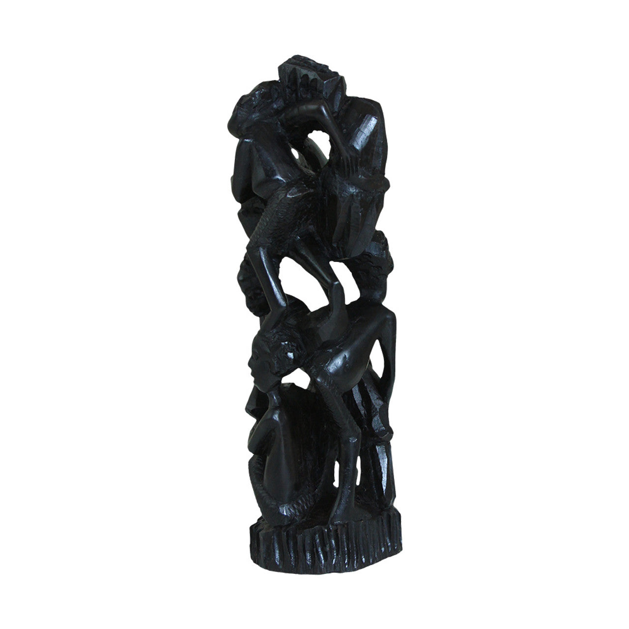 Ebony Family Tree Carving - SM