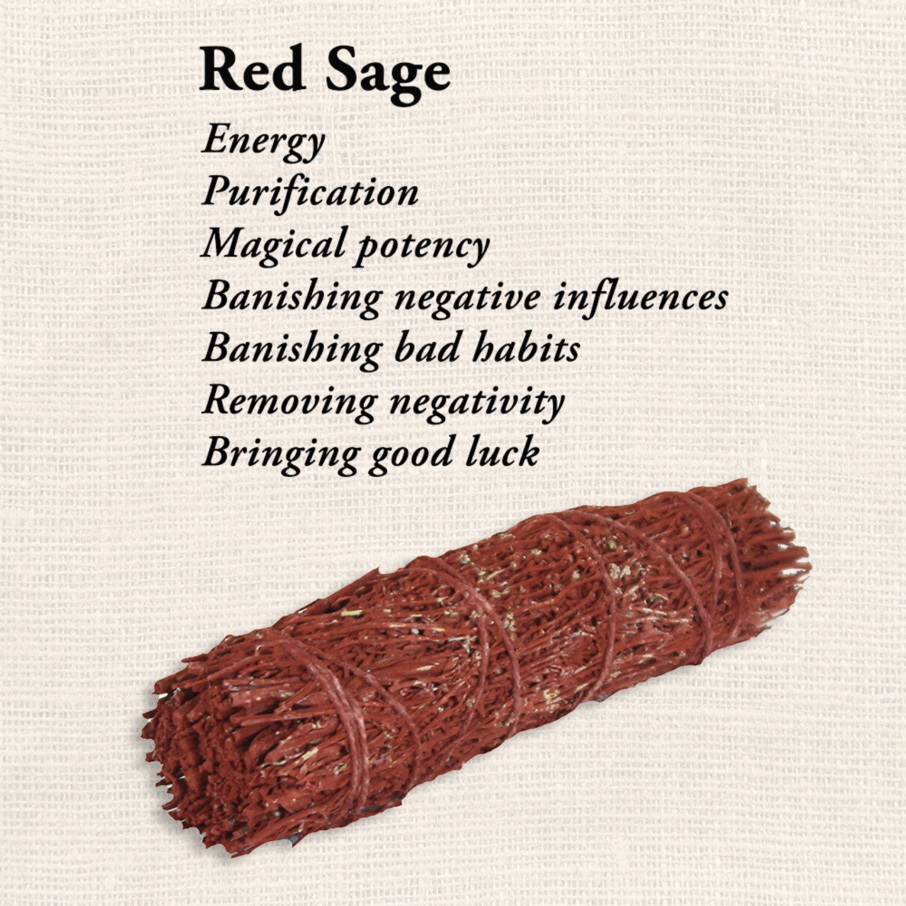 Red Sage Smudge Stick: Mountain & Dragon